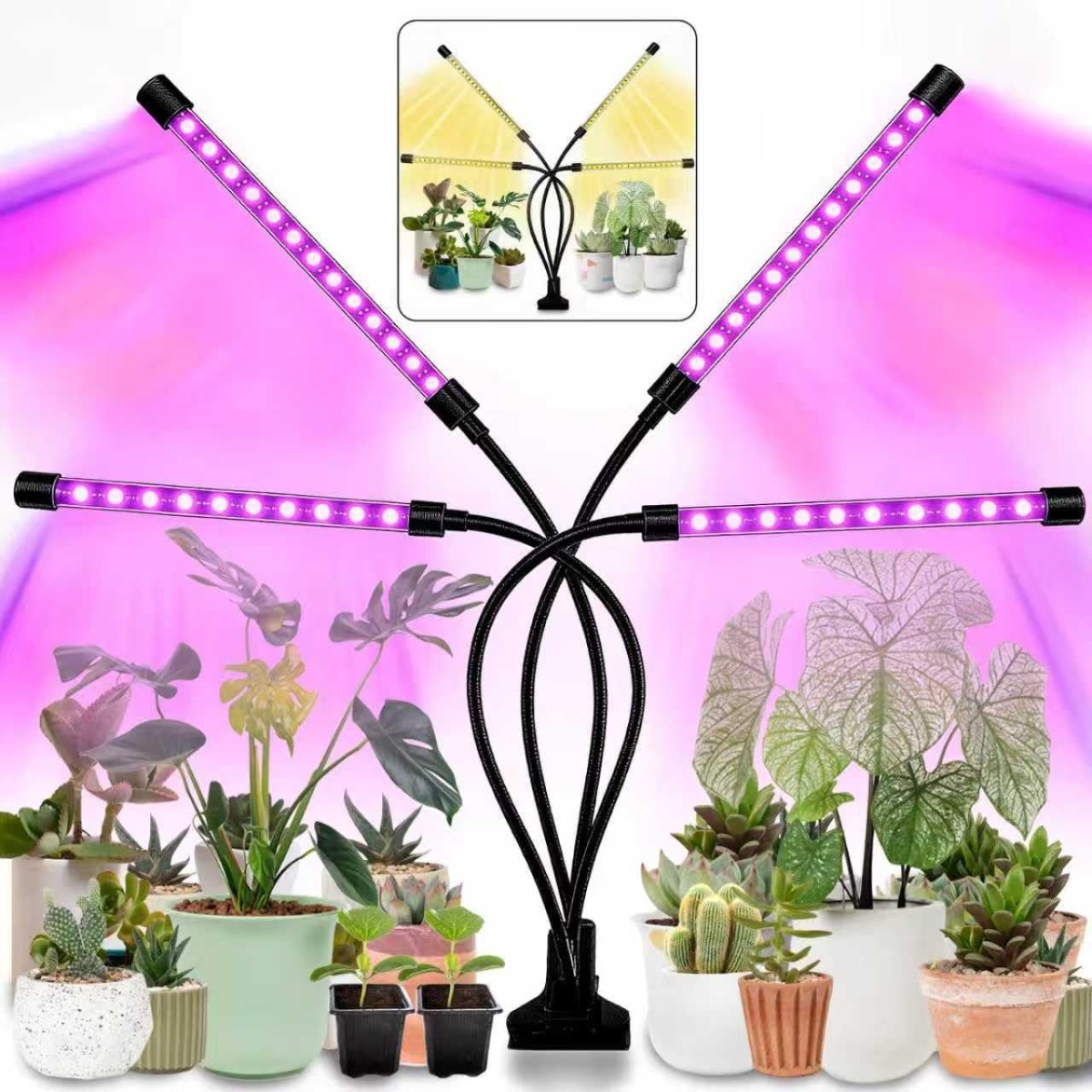 LEOTER 80 LED Gooseneck Grow Light
